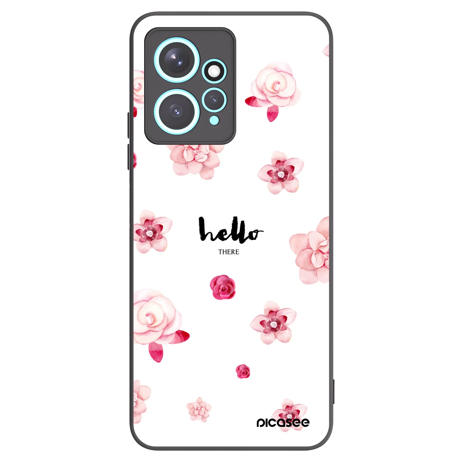 Picasee silikonový černý obal pro Xiaomi Redmi Note 12 4G - Hello there