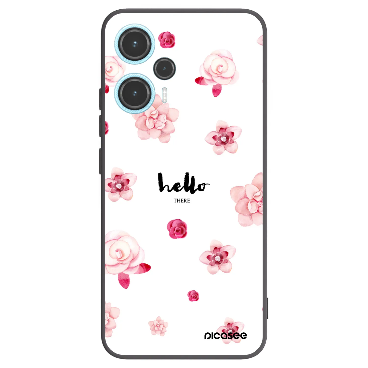 Picasee silikonový černý obal pro Xiaomi Poco F5 - Hello there