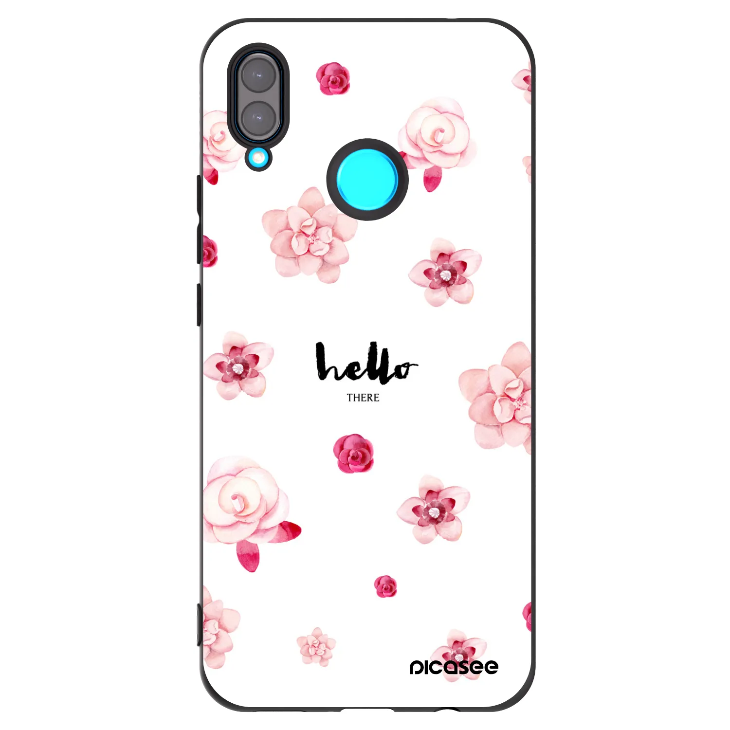 Picasee silikonový černý obal pro Huawei Nova 3i - Hello there