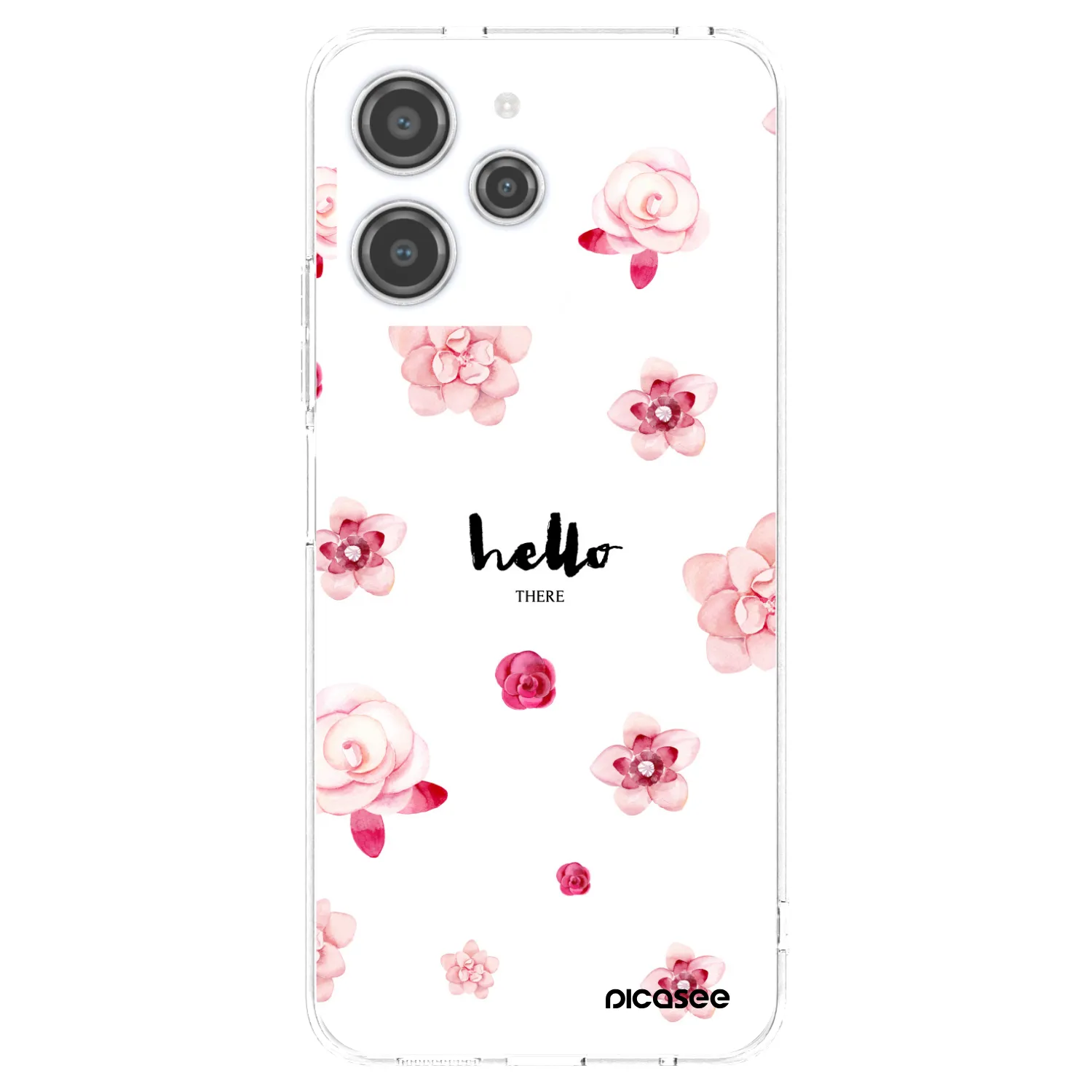 Picasee silikonový průhledný obal pro Xiaomi Redmi 12 4G - Hello there