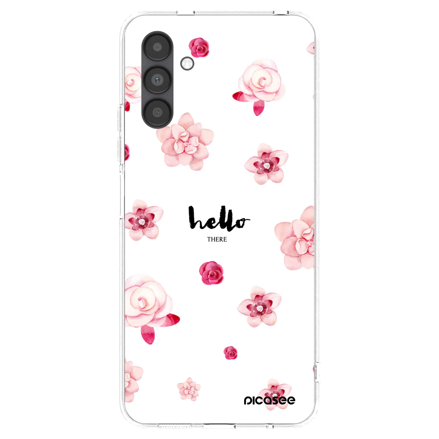 Picasee silikonový průhledný obal pro Samsung Galaxy A04s A047F - Hello there