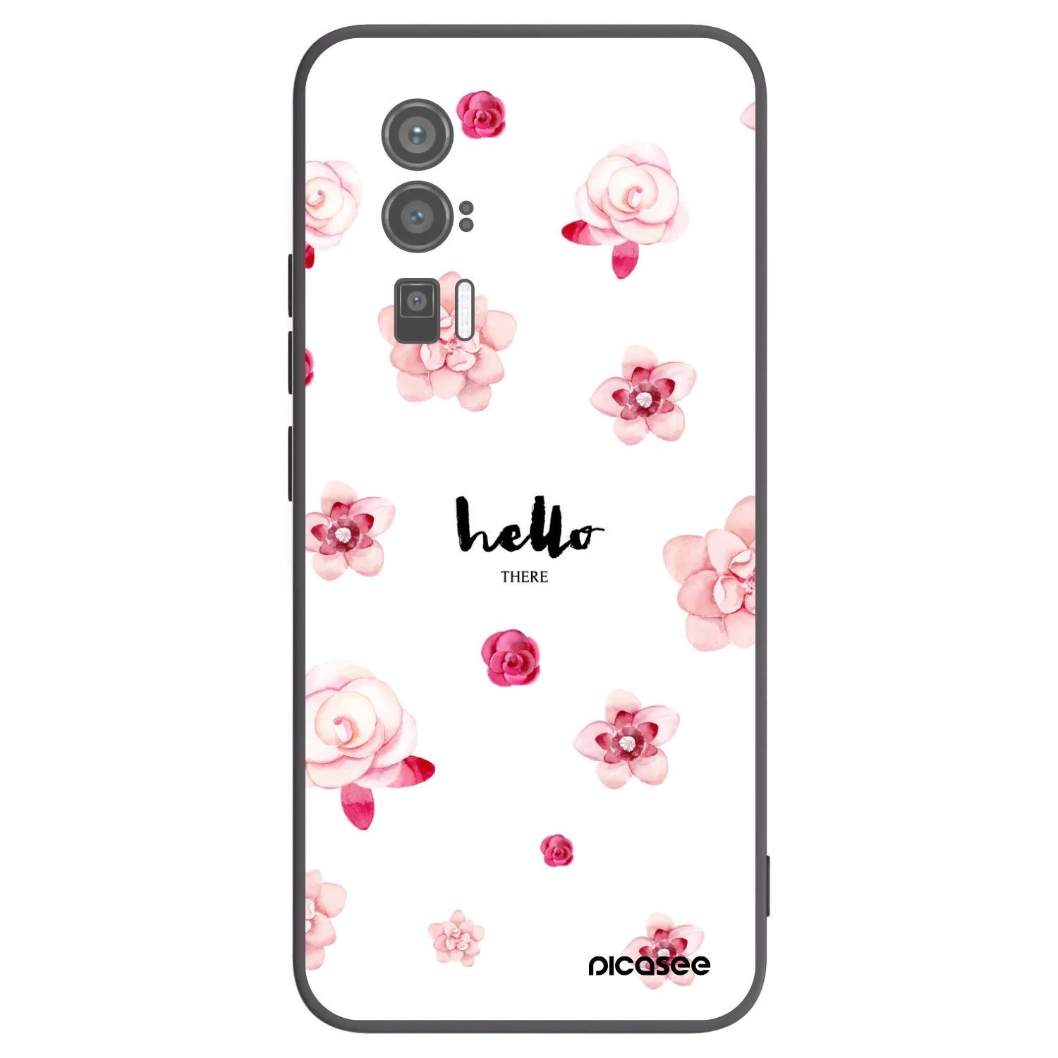Picasee silikonový černý obal pro Xiaomi Poco F5 Pro 5G - Hello there