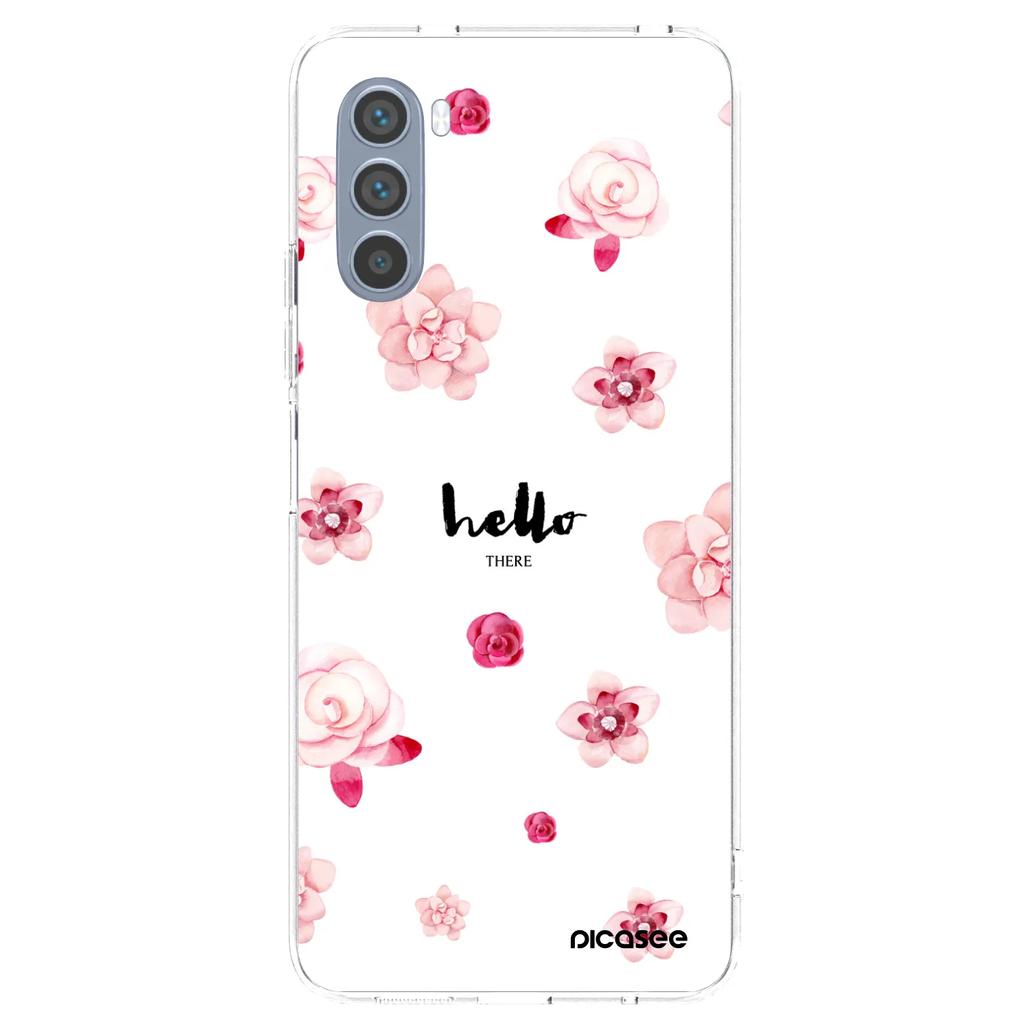 Picasee silikonový průhledný obal pro Motorola Moto G62 - Hello there