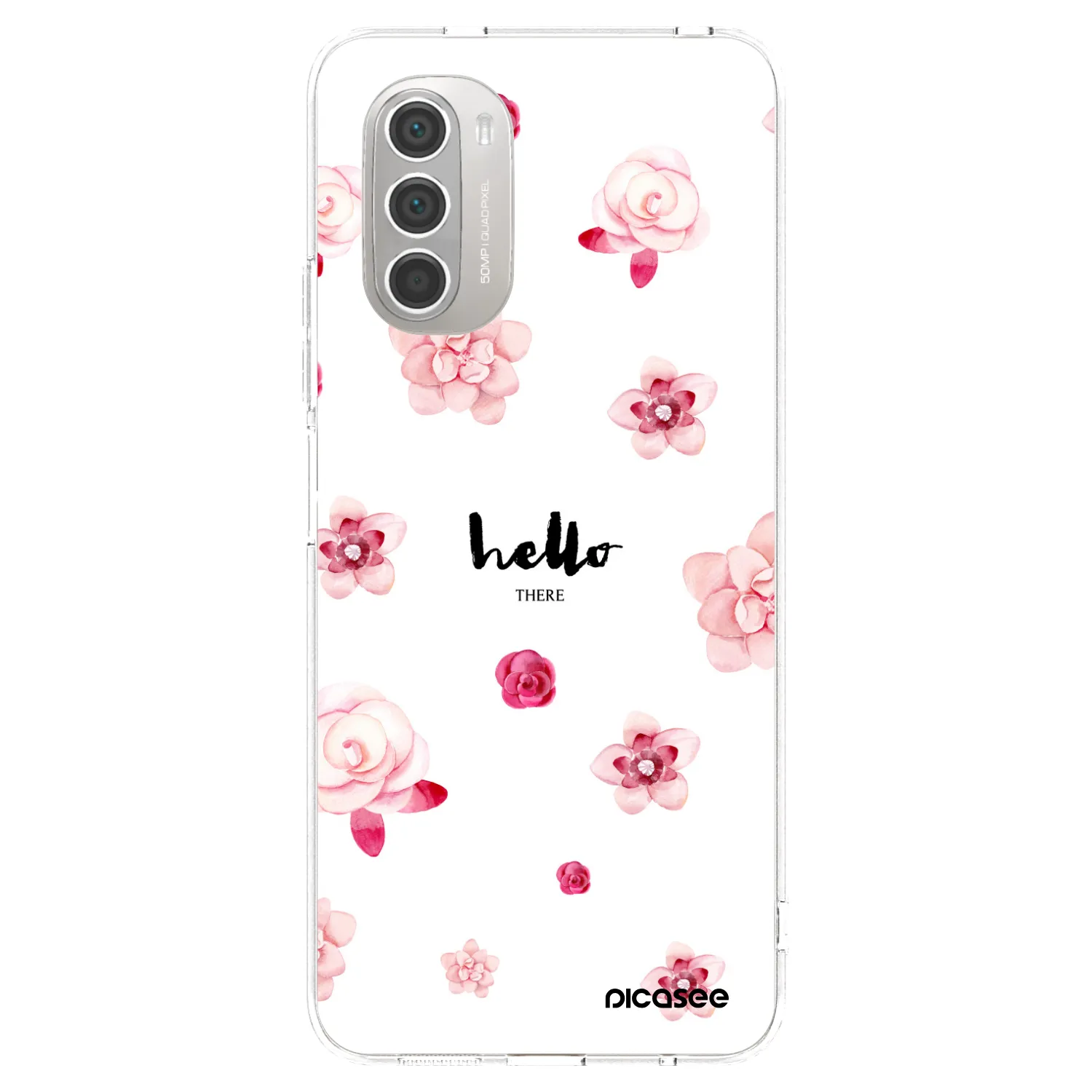Picasee silikonový průhledný obal pro Motorola Moto G51 - Hello there