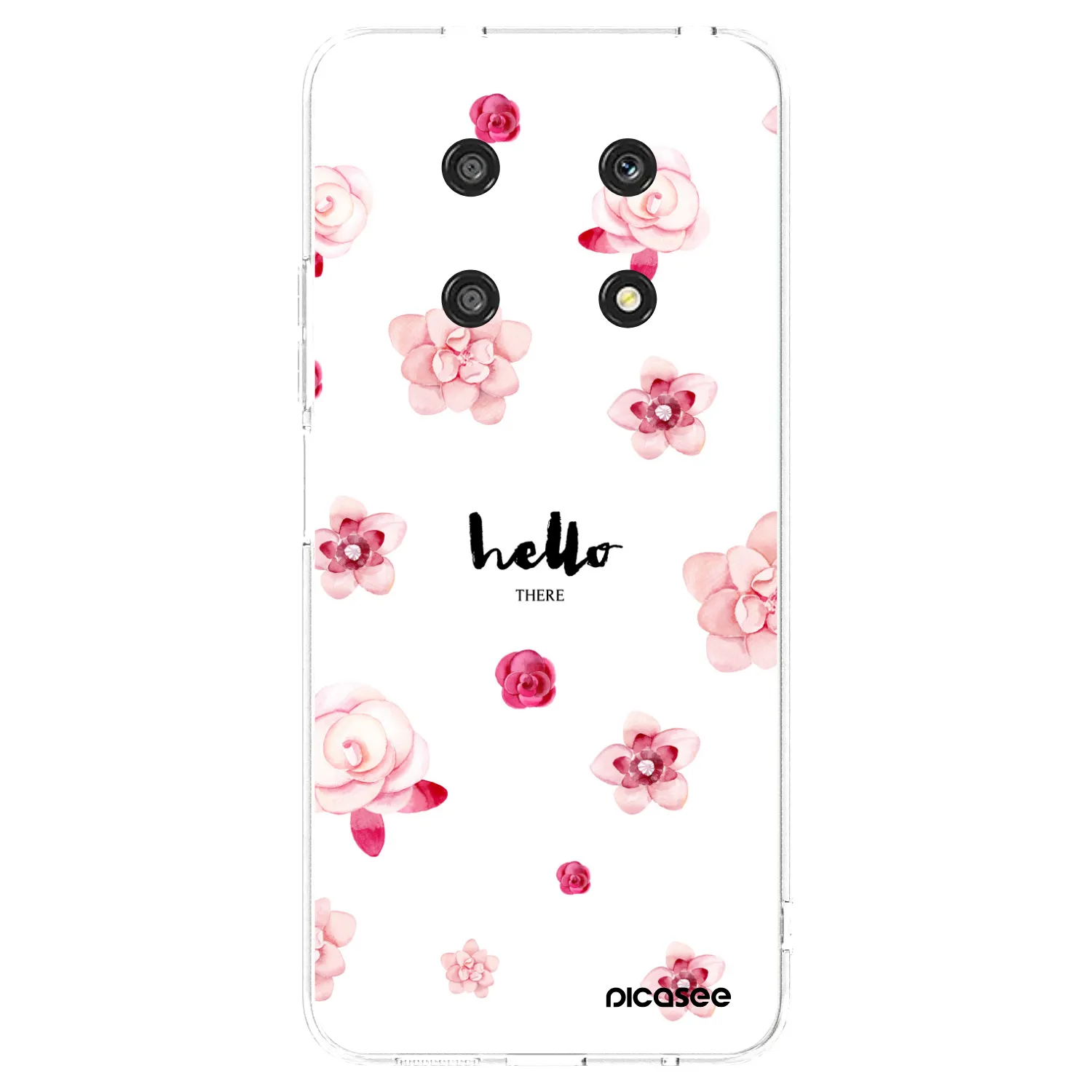 Picasee silikonový průhledný obal pro Honor Magic4 Lite 5G - Hello there