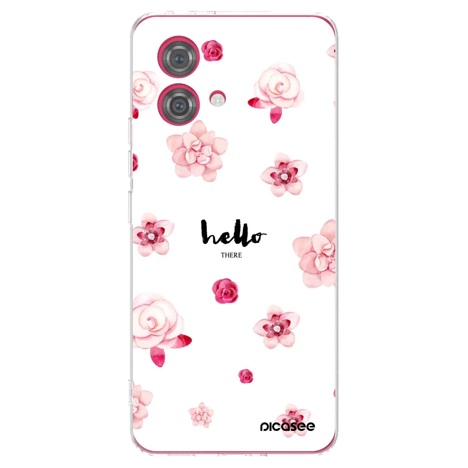 Picasee silikonový průhledný obal pro Motorola Moto G84 5G - Hello there
