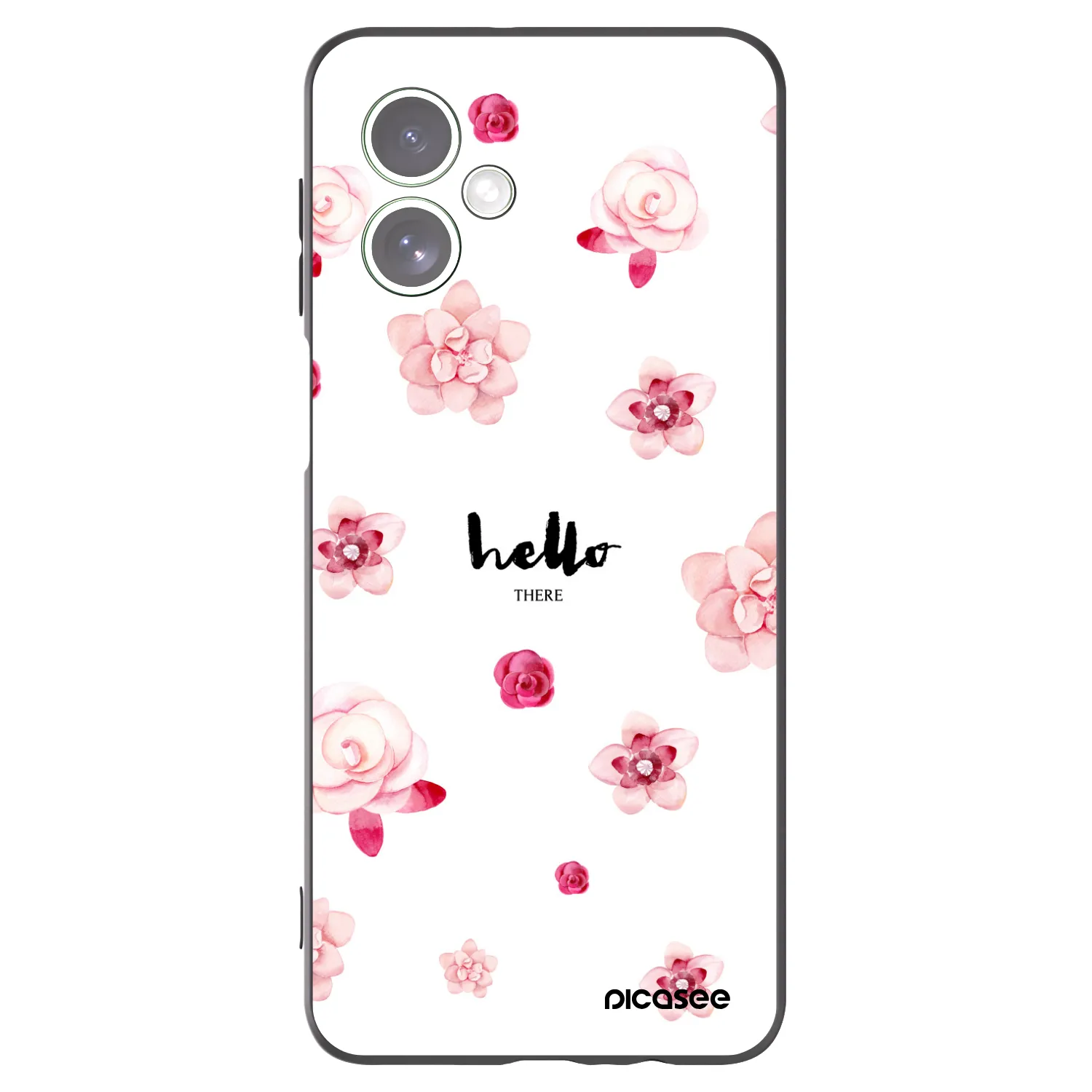 Picasee silikonový černý obal pro Motorola Moto G54 5G - Hello there