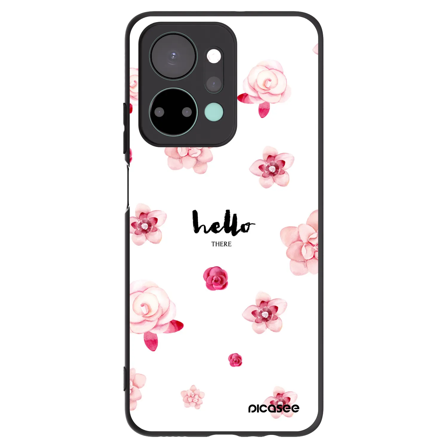 Picasee silikonový černý obal pro Honor X7a - Hello there