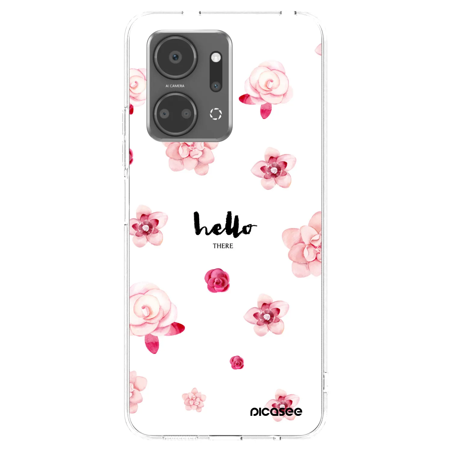 Picasee silikonový průhledný obal pro Honor X7a - Hello there