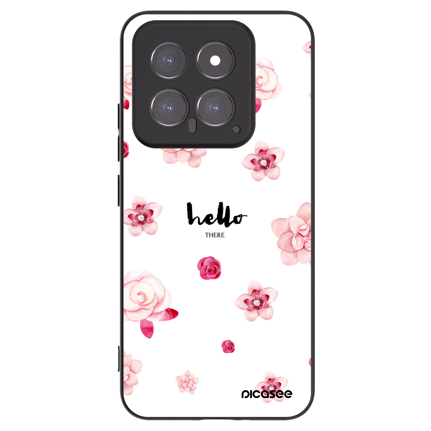 Picasee silikonový černý obal pro Xiaomi 14 - Hello there