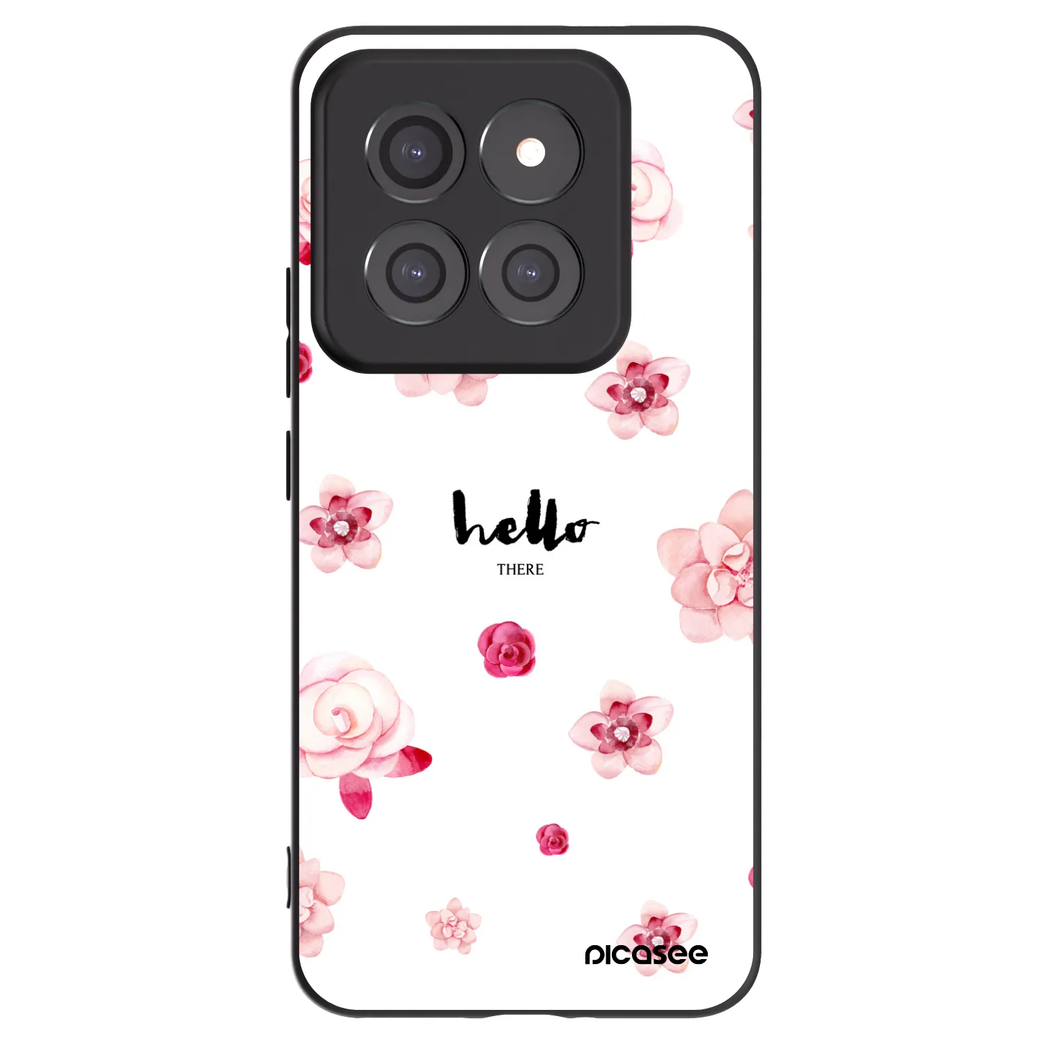 Picasee silikonový černý obal pro Xiaomi 14 Pro - Hello there