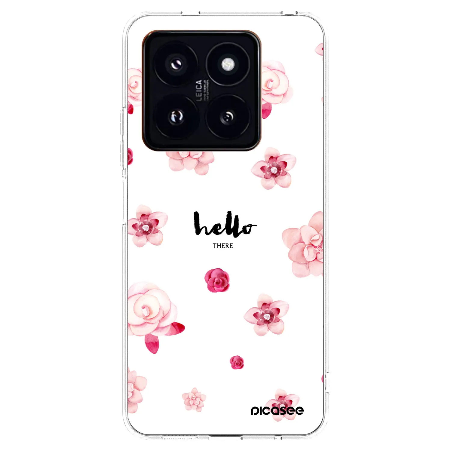 Picasee silikonový průhledný obal pro Xiaomi 14 Pro - Hello there