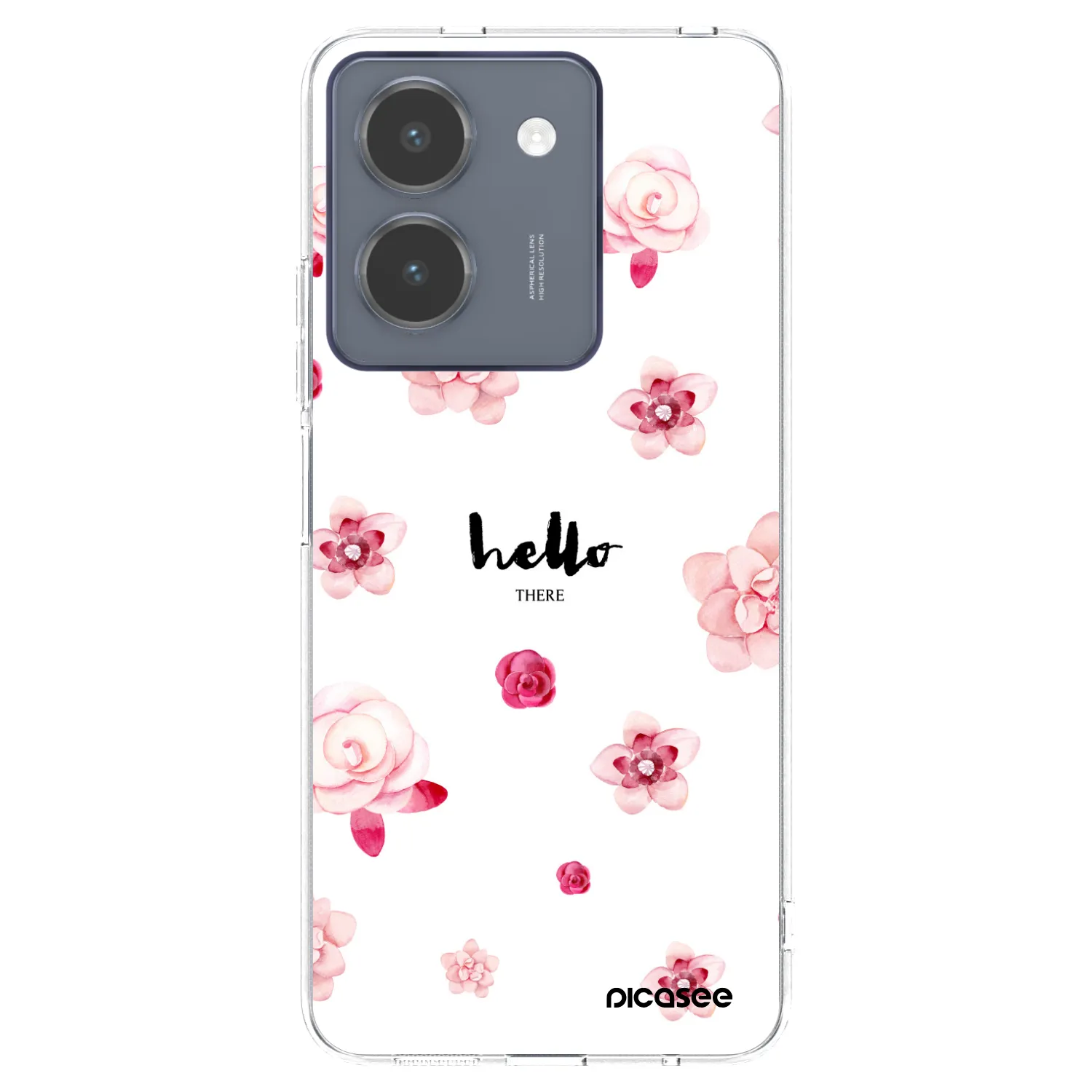 Picasee silikonový průhledný obal pro Vivo Y36 4G - Hello there