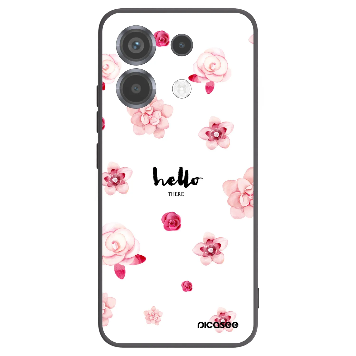 Picasee silikonový černý obal pro Xiaomi Poco X6 - Hello there