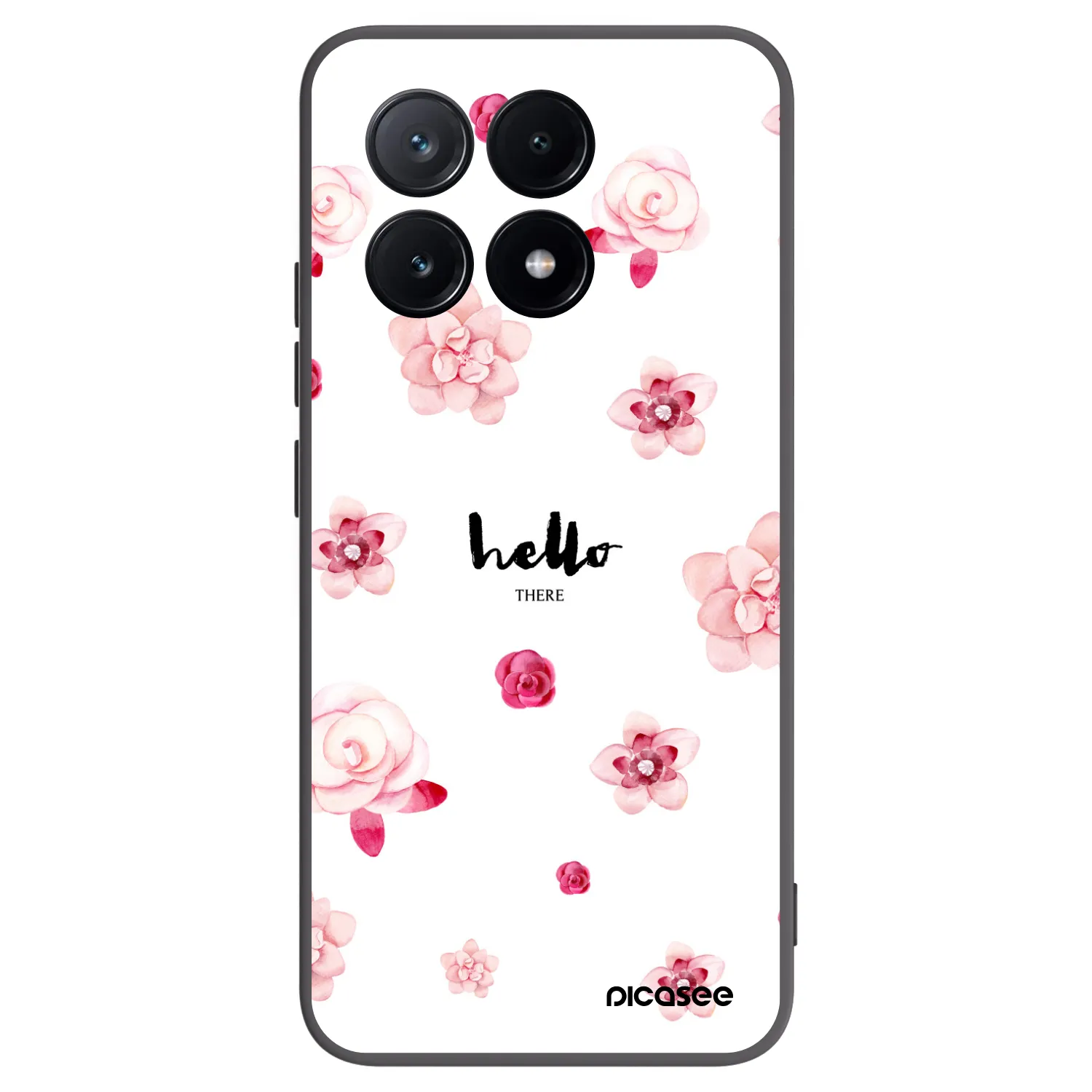 Picasee silikonový černý obal pro Xiaomi Poco X6 Pro - Hello there