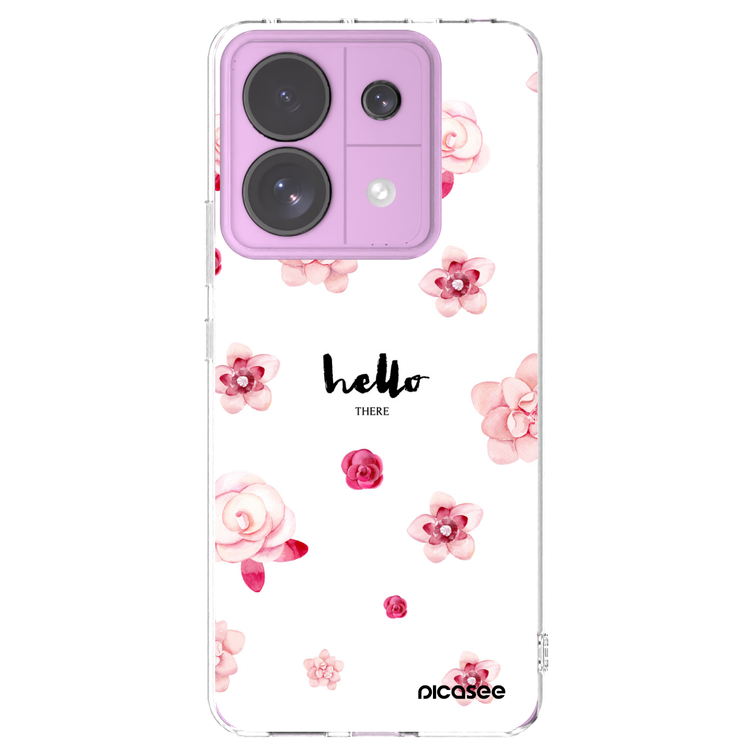 Picasee silikonový průhledný obal pro Xiaomi Redmi Note 13 Pro 5G - Hello there