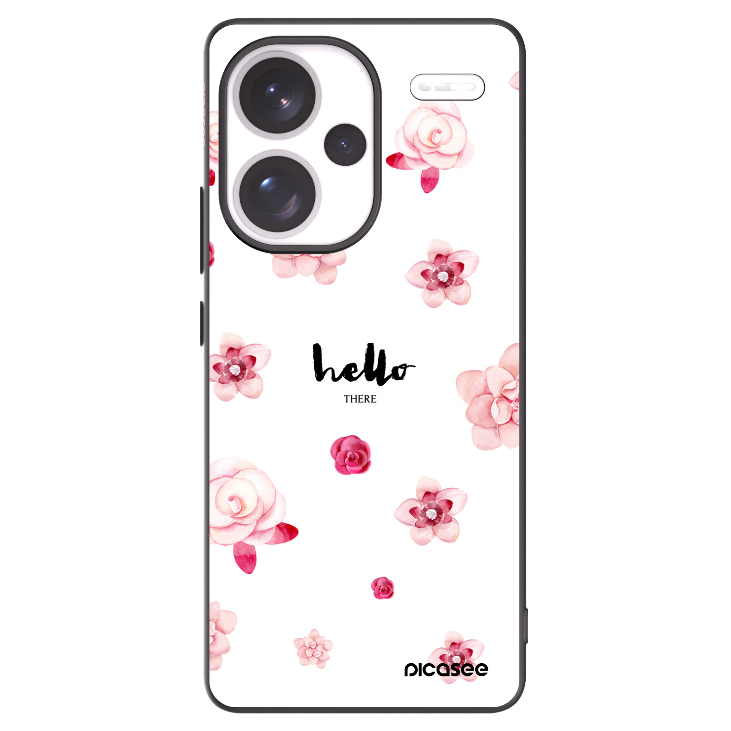 Picasee silikonový černý obal pro Xiaomi Redmi Note 13 Pro+ 5G - Hello there