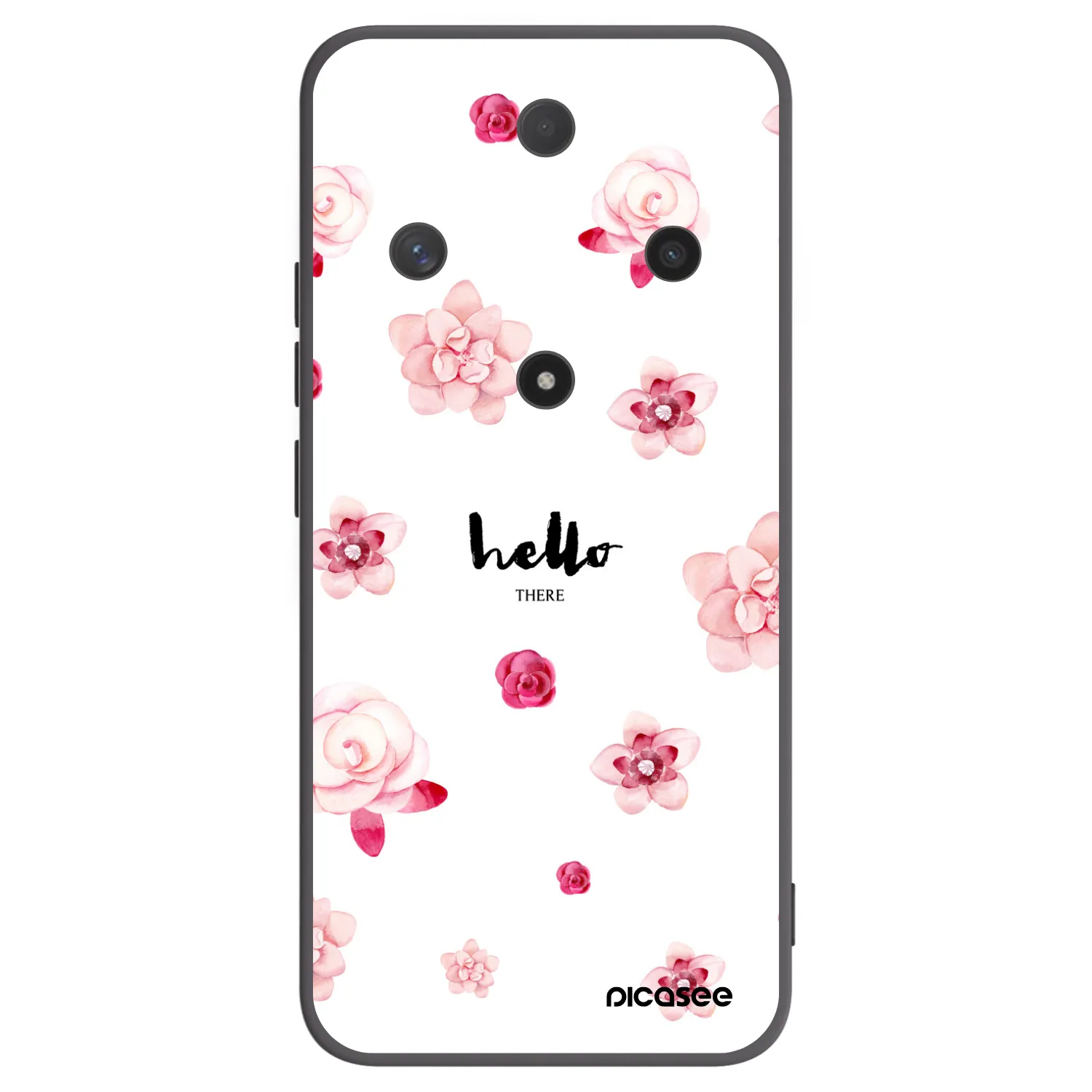 Picasee silikonový černý obal pro Honor Magic6 Lite 5G - Hello there