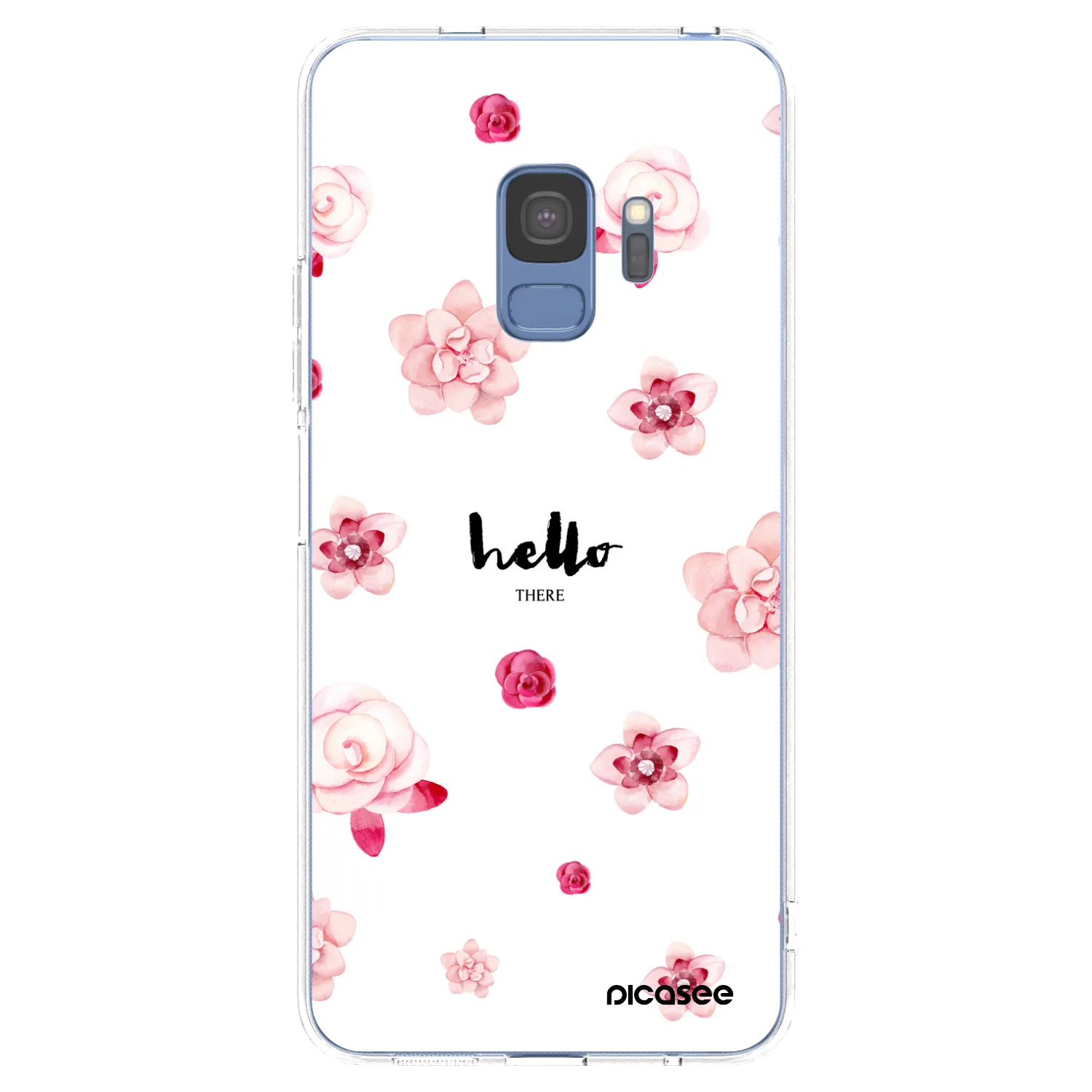 Picasee silikonový průhledný obal pro Samsung Galaxy S9 G960F - Hello there