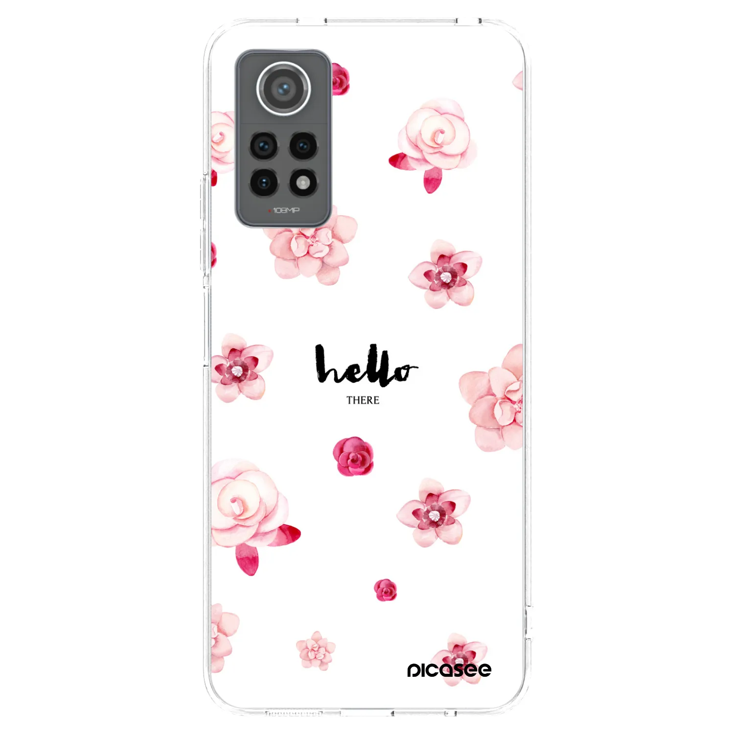 Picasee silikonový průhledný obal pro Xiaomi Redmi Note 12 Pro 4G - Hello there
