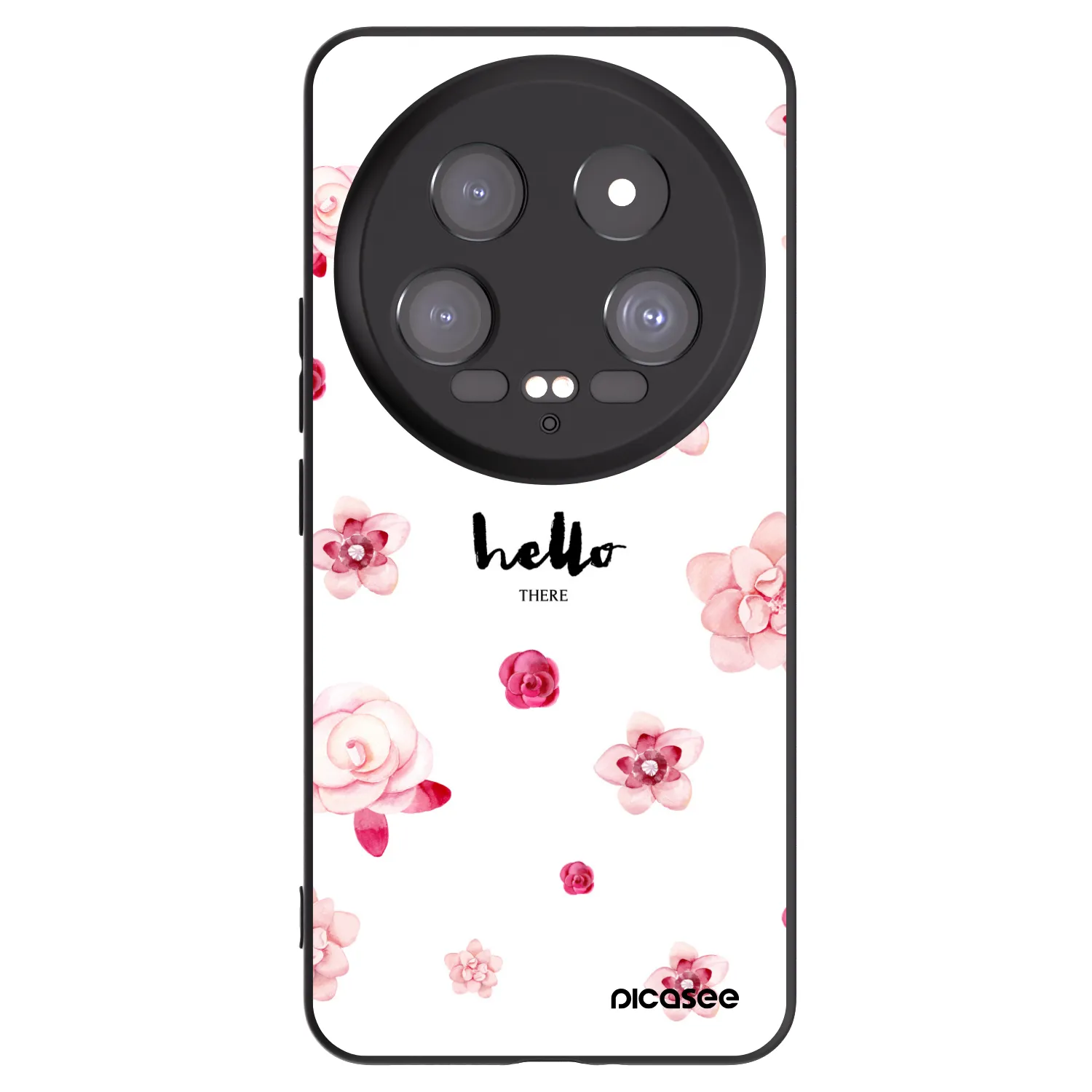 Picasee silikonový černý obal pro Xiaomi 14 Ultra - Hello there