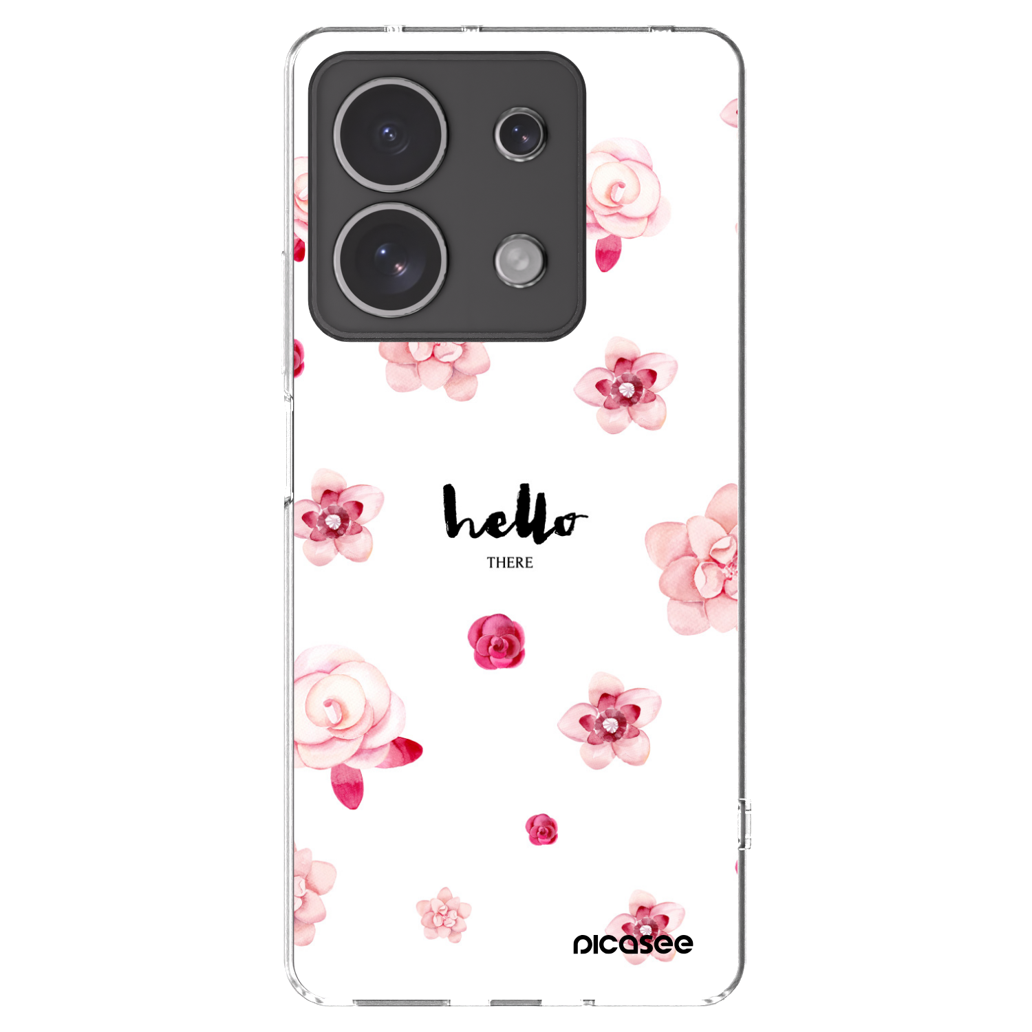 Picasee silikonový průhledný obal pro Xiaomi Redmi Note 13 4G - Hello there