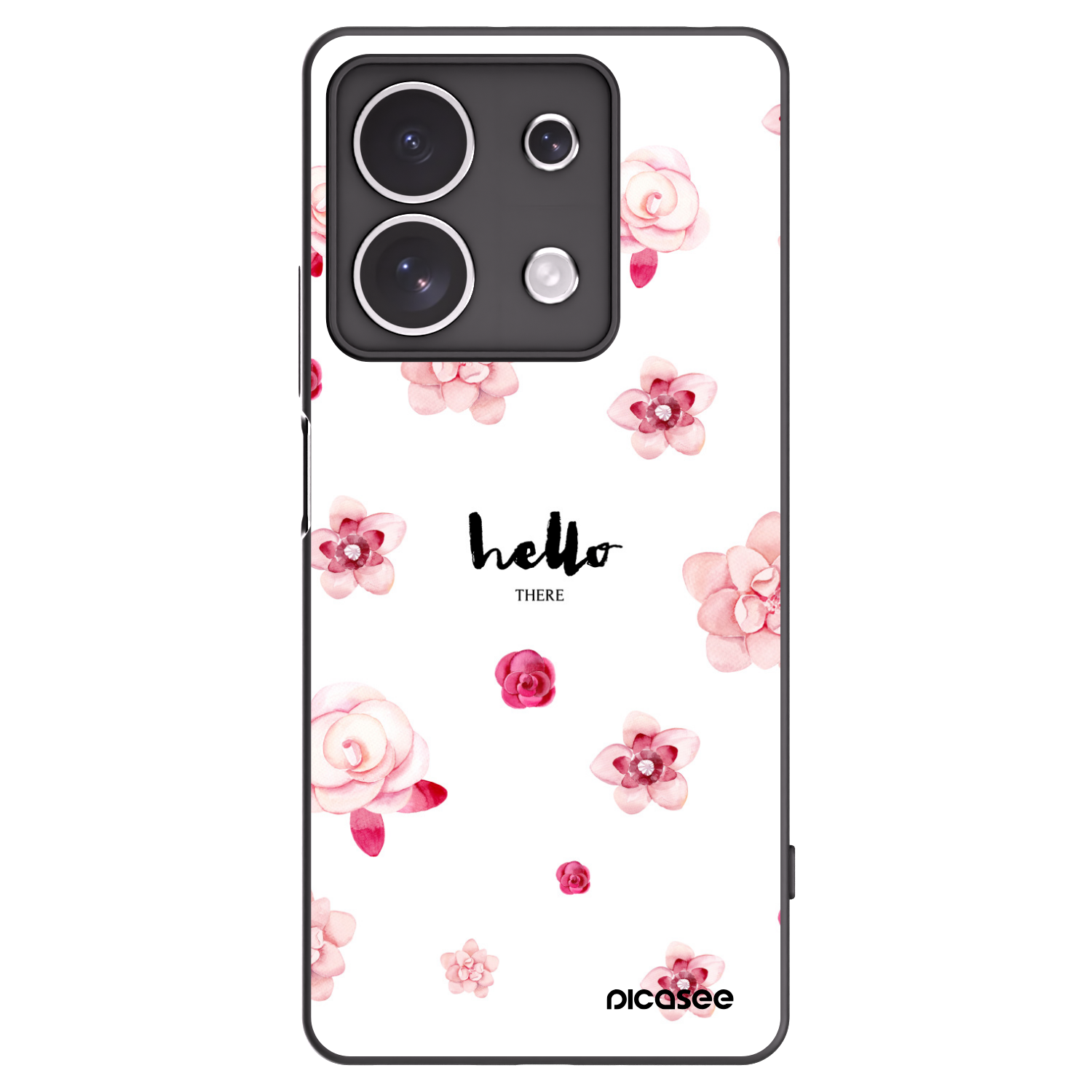 Picasee silikonový černý obal pro Xiaomi Redmi Note 13 4G - Hello there