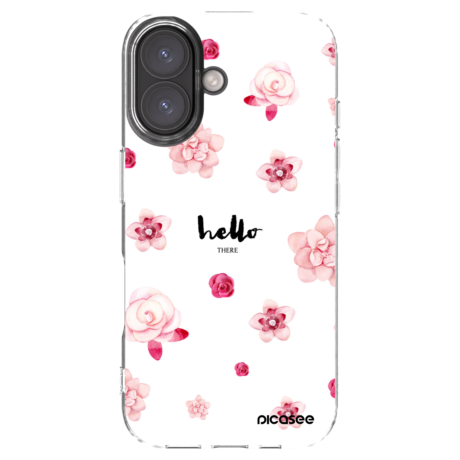 Picasee silikonový průhledný obal pro Apple iPhone 16 - Hello there