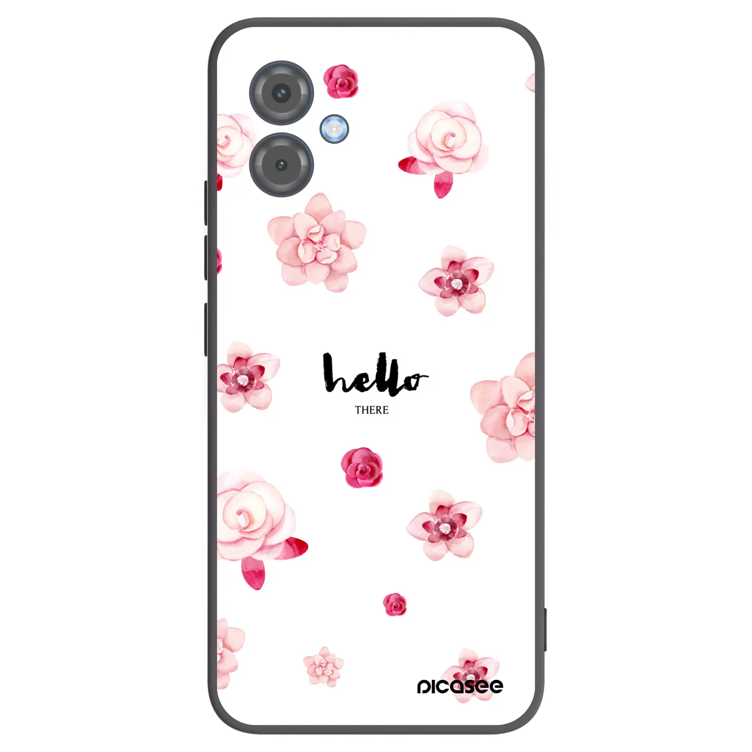 Picasee silikonový černý obal pro Motorola Moto G14 - Hello there