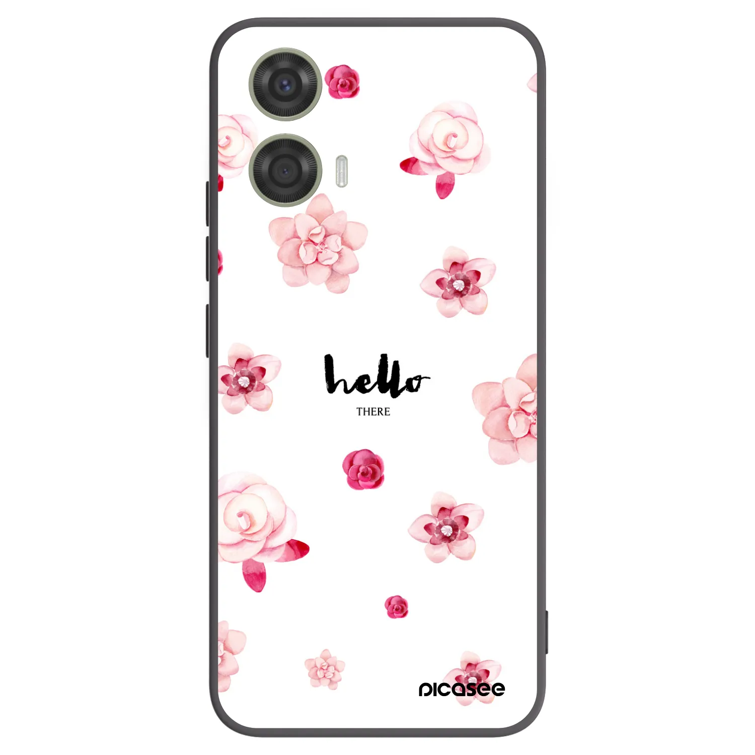 Picasee silikonový černý obal pro Motorola Moto G24 - Hello there