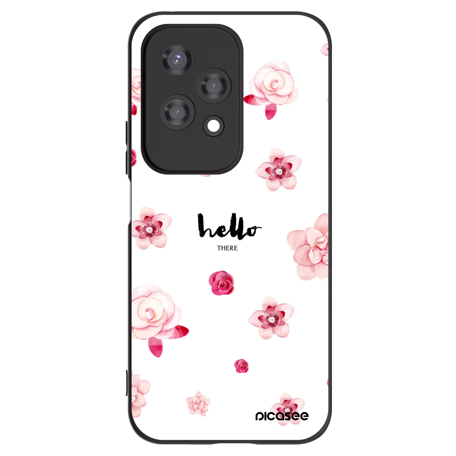 Picasee silikonový černý obal pro Honor 200 Lite - Hello there