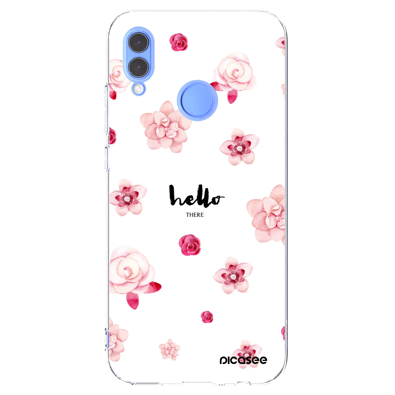 Picasee silikonový průhledný obal pro Honor 10 Lite - Hello there