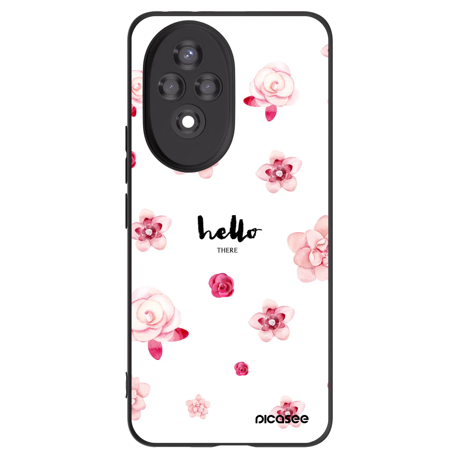 Picasee silikonový černý obal pro Honor 200 Pro 5G - Hello there