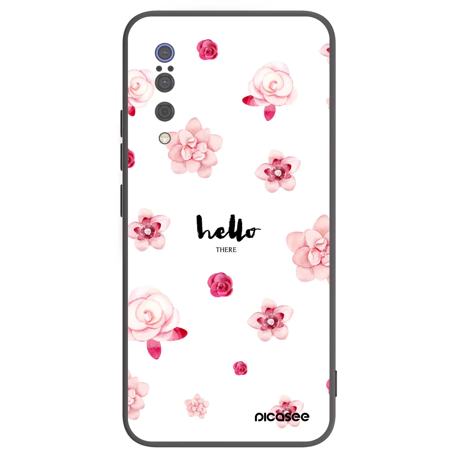 Picasee silikonový černý obal pro Xiaomi Mi 9 - Hello there