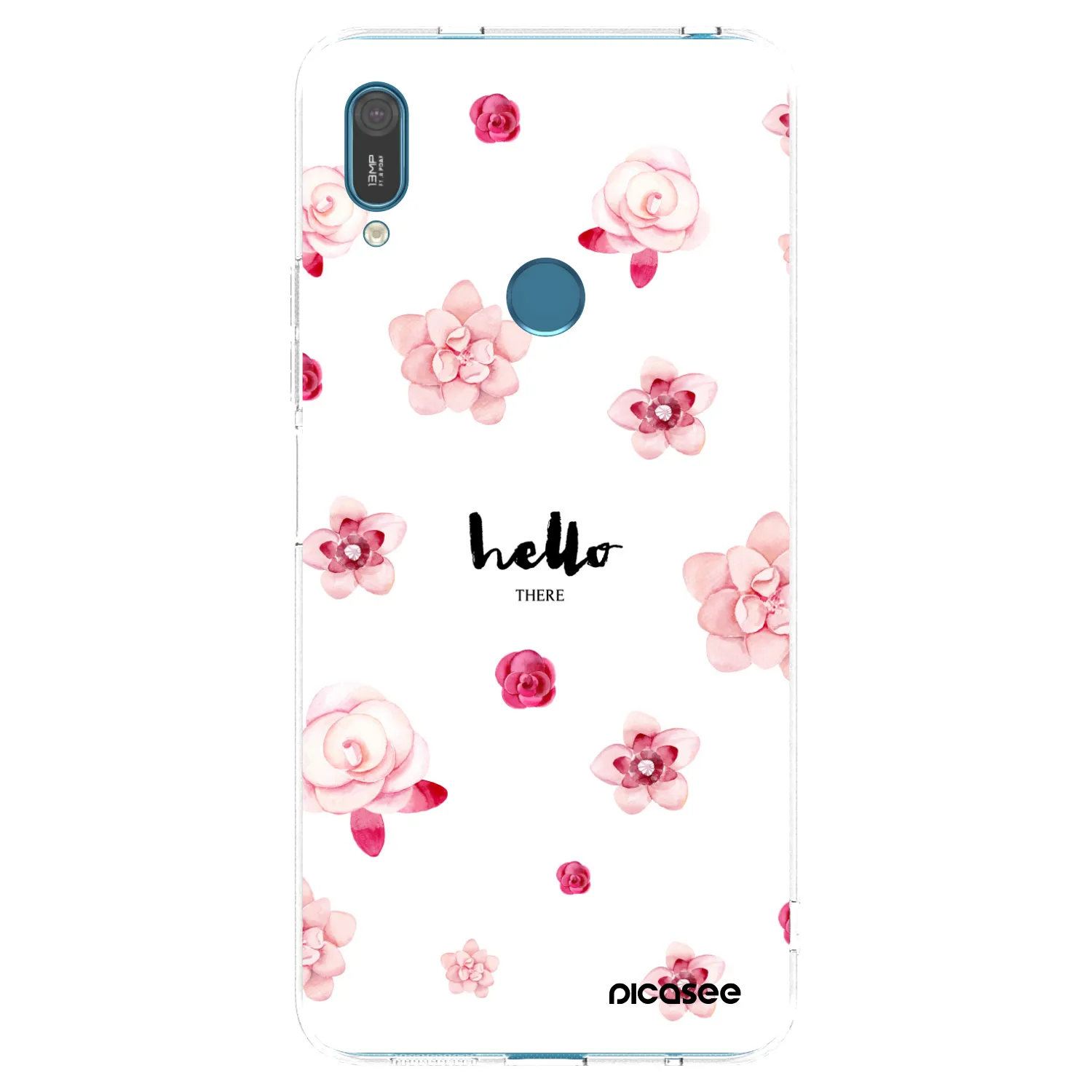 Picasee silikonový průhledný obal pro Huawei Y7 2019 - Hello there