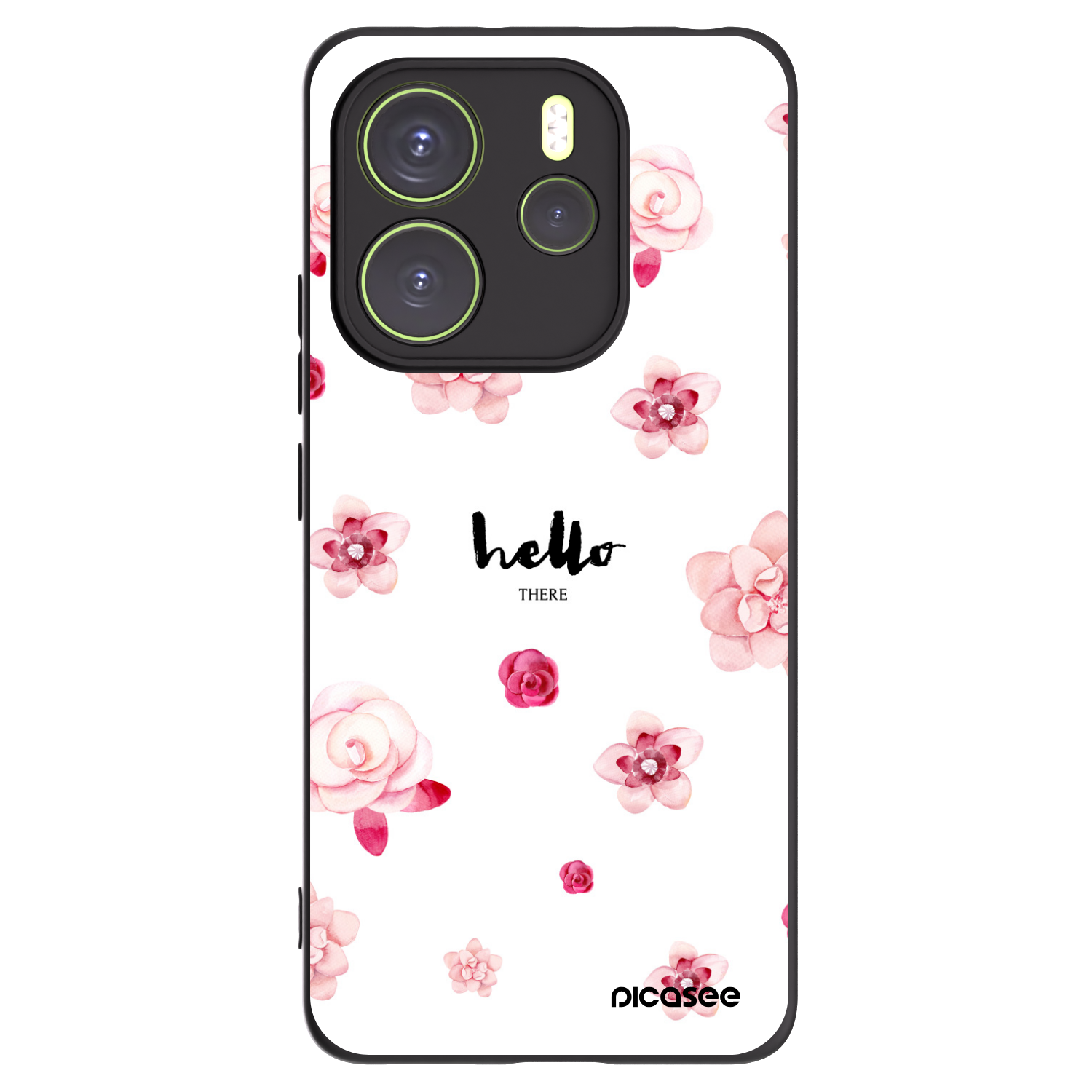 Picasee silikonový černý obal pro Xiaomi Redmi Note 14 4G - Hello there