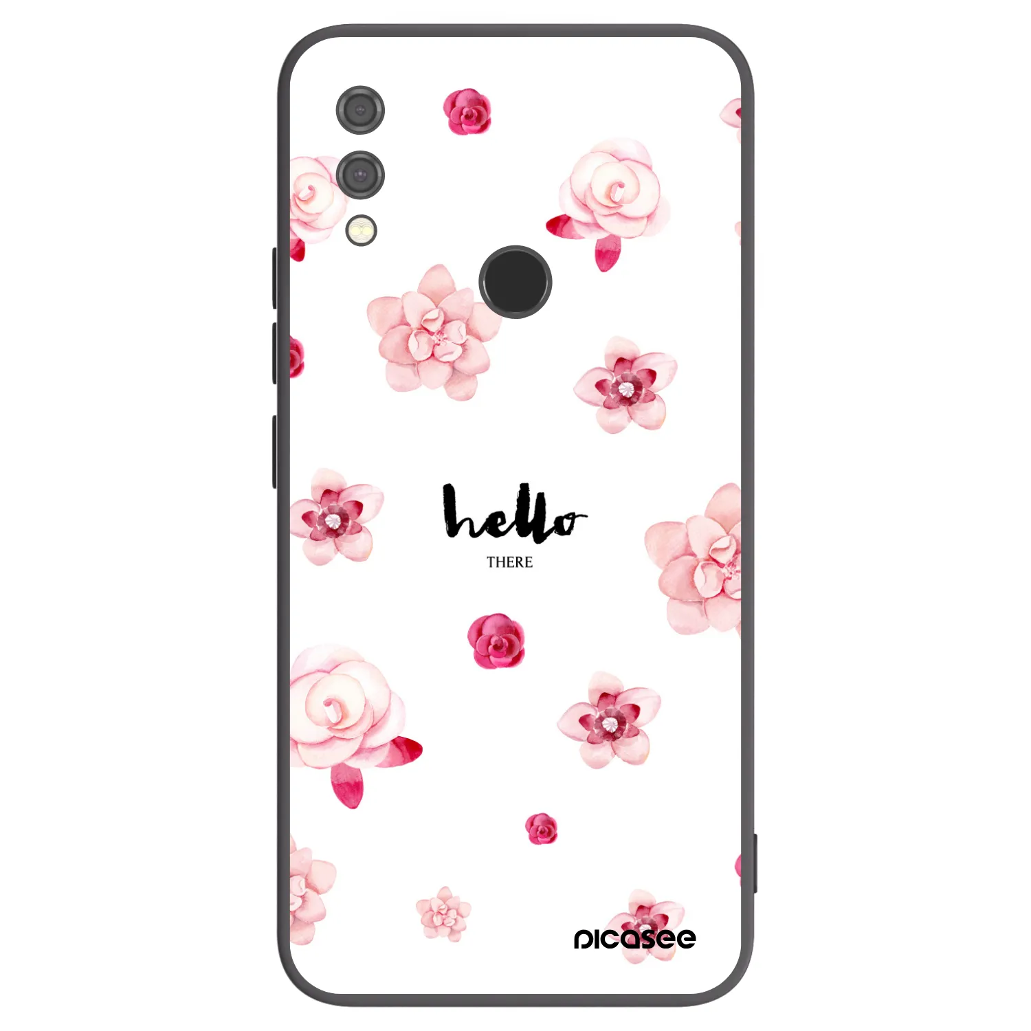 Picasee silikonový černý obal pro Xiaomi Redmi Note 7 - Hello there