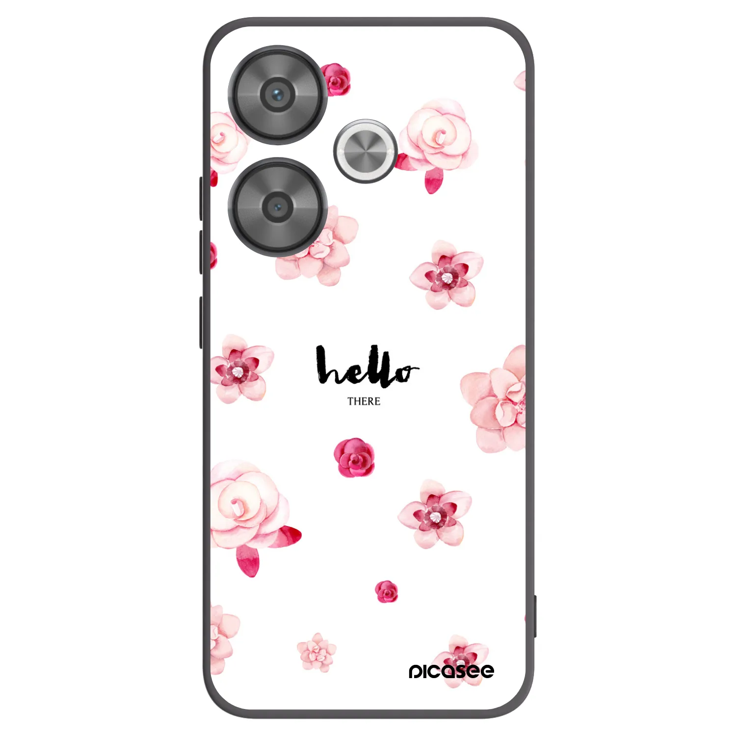 Picasee silikonový černý obal pro Xiaomi Poco F6 - Hello there