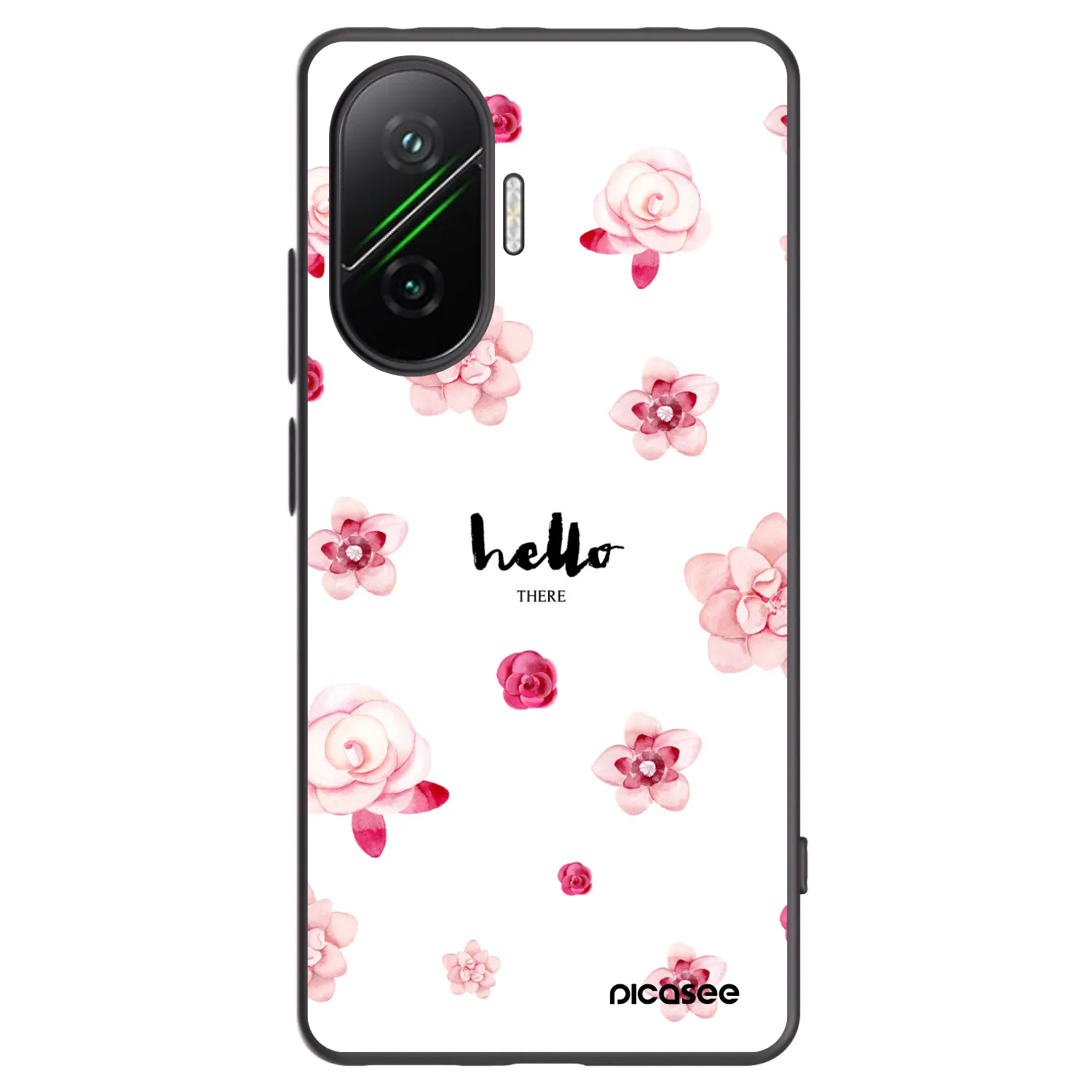Picasee silikonový černý obal pro Xiaomi Poco F7 5G - Hello there