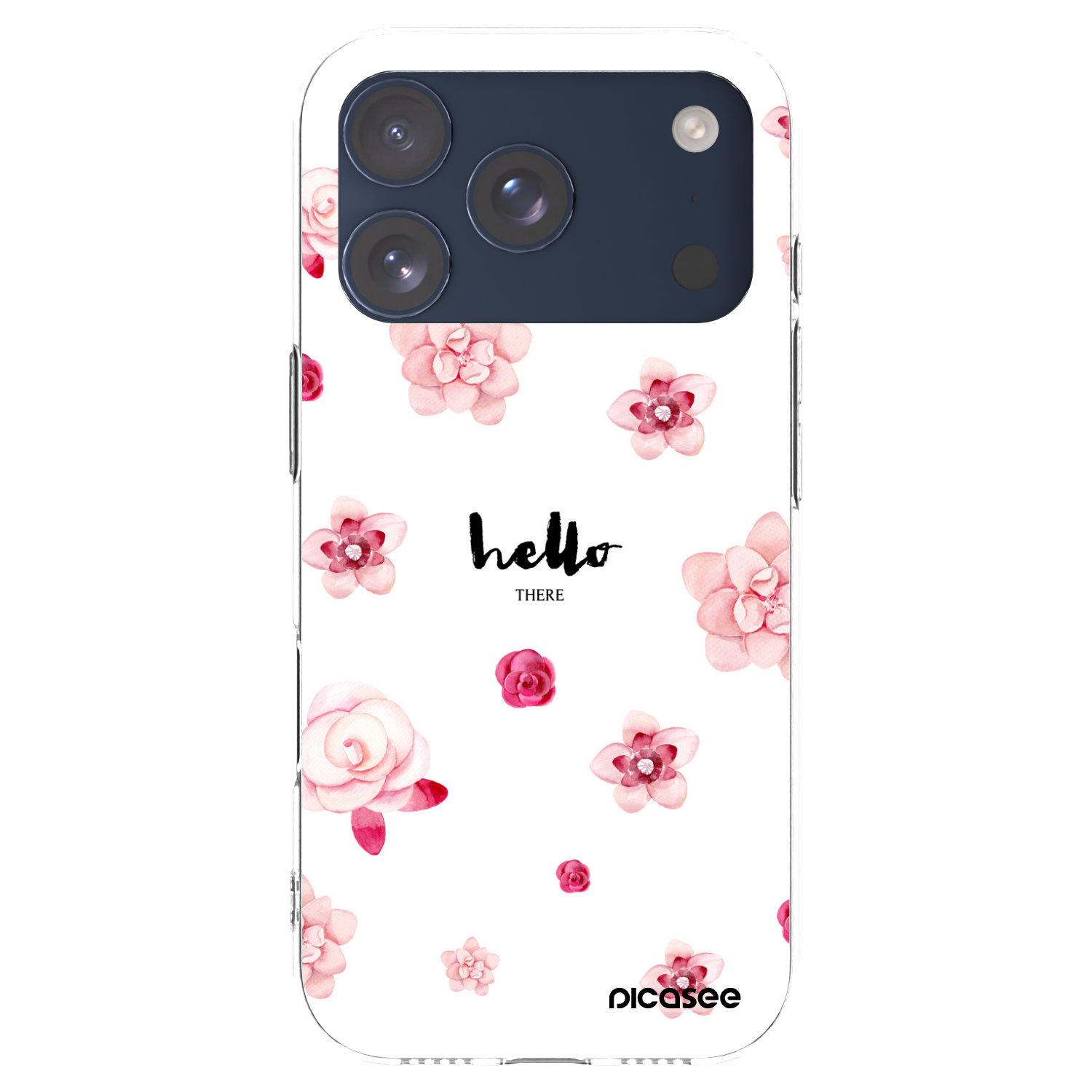 Picasee silikonový průhledný obal pro Apple iPhone 17 Pro - Hello there