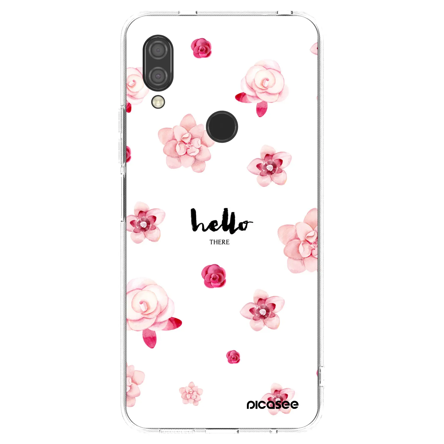 Picasee silikonový průhledný obal pro Xiaomi Redmi 7 - Hello there