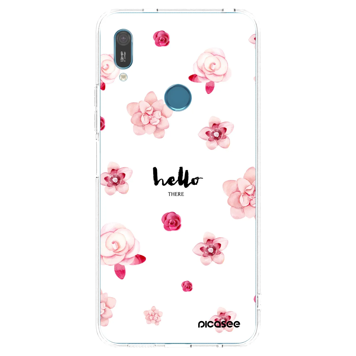 Picasee silikonový průhledný obal pro Huawei Y6 2019 - Hello there