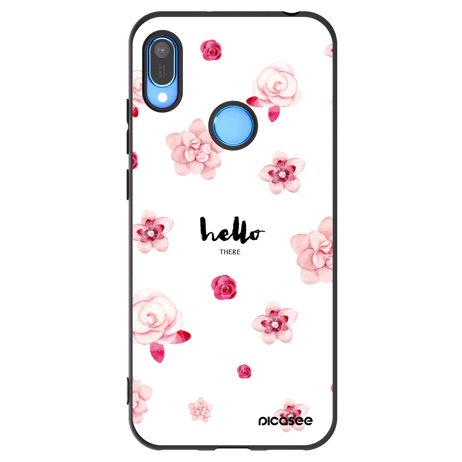 Picasee silikonový černý obal pro Huawei Y6 2019 - Hello there