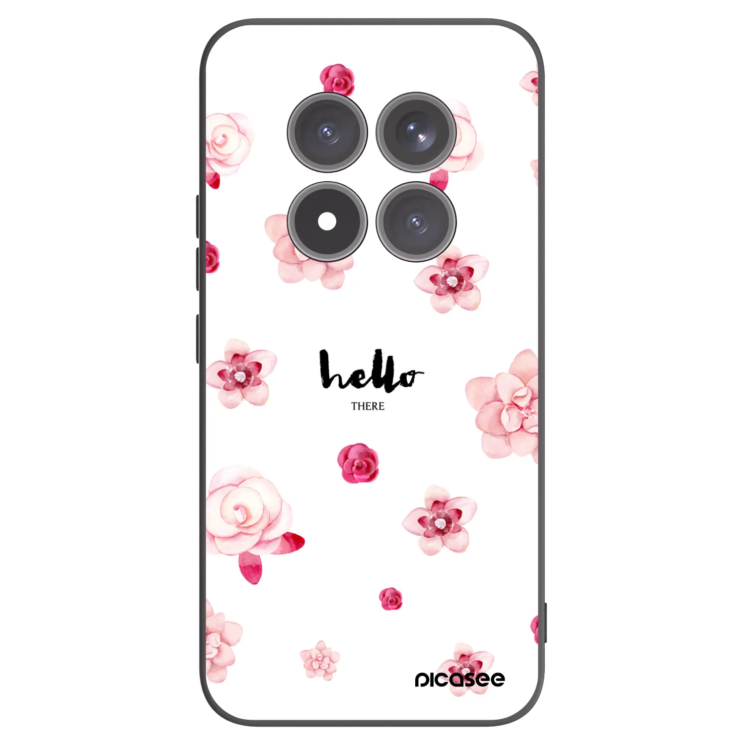 Picasee silikonový černý obal pro Xiaomi Redmi Note 15 Pro+ - Hello there