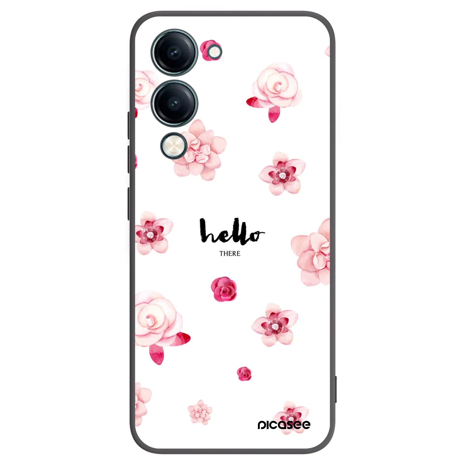 Picasee silikonový černý obal pro Vivo Y29s 5G - Hello there