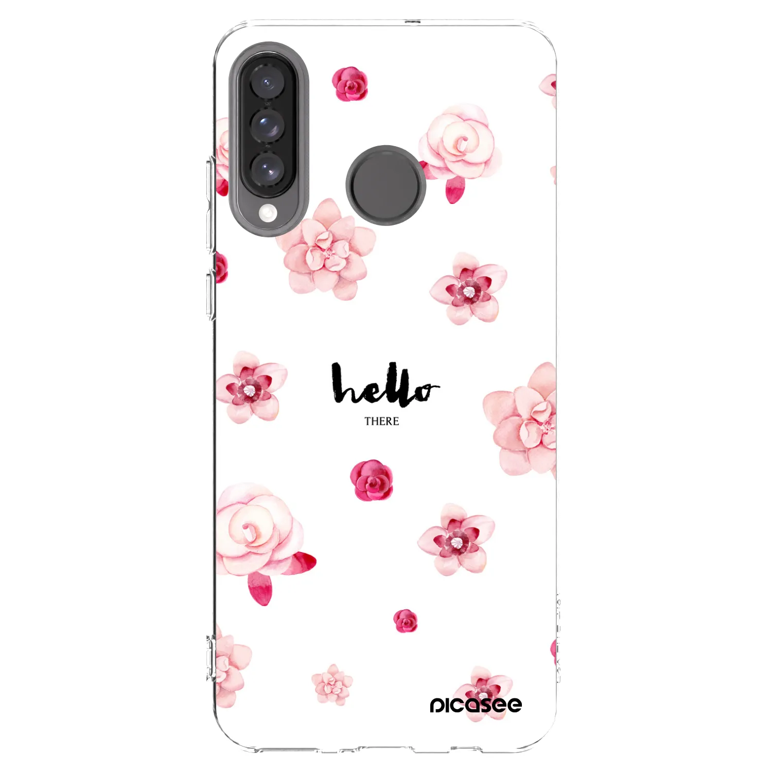 Picasee silikonový průhledný obal pro Huawei P30 Lite - Hello there