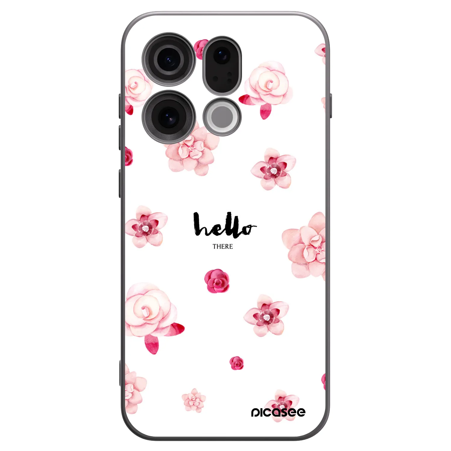 Picasee silikonový černý obal pro OPPO Find X9 - Hello there