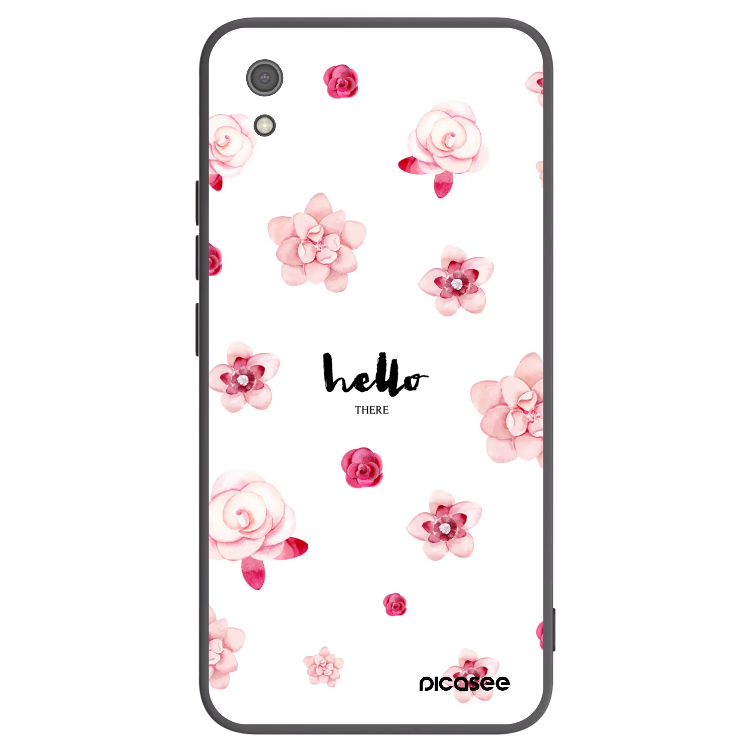 Picasee silikonový černý obal pro Xiaomi Redmi 7A - Hello there