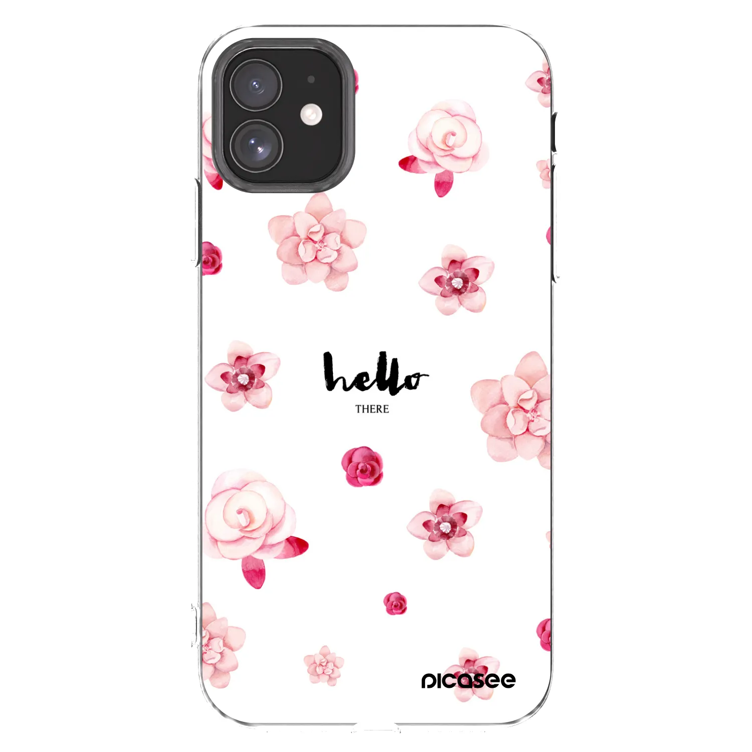 Picasee silikonový průhledný obal pro Apple iPhone 11 - Hello there
