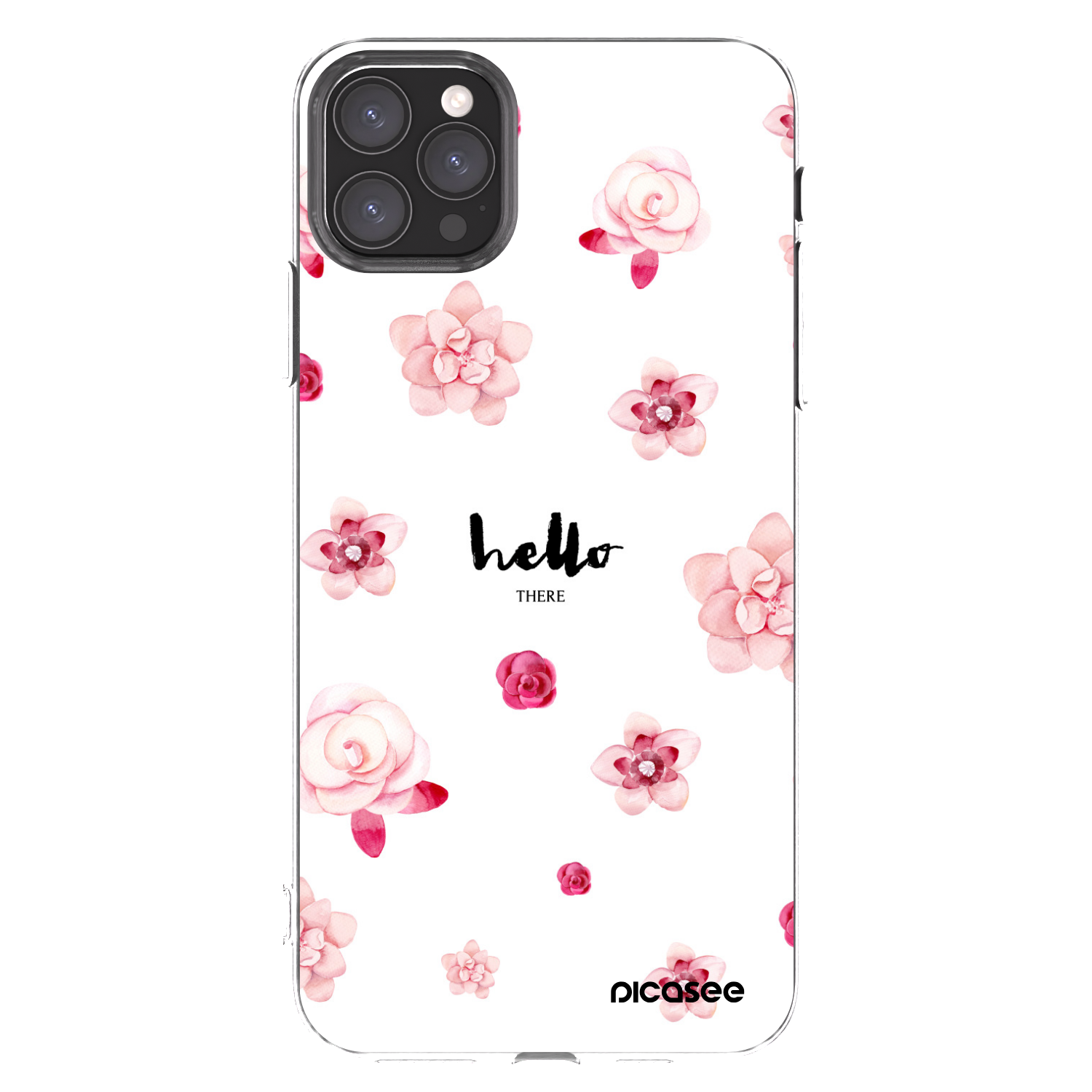 Picasee silikonový průhledný obal pro Apple iPhone 11 Pro Max - Hello there